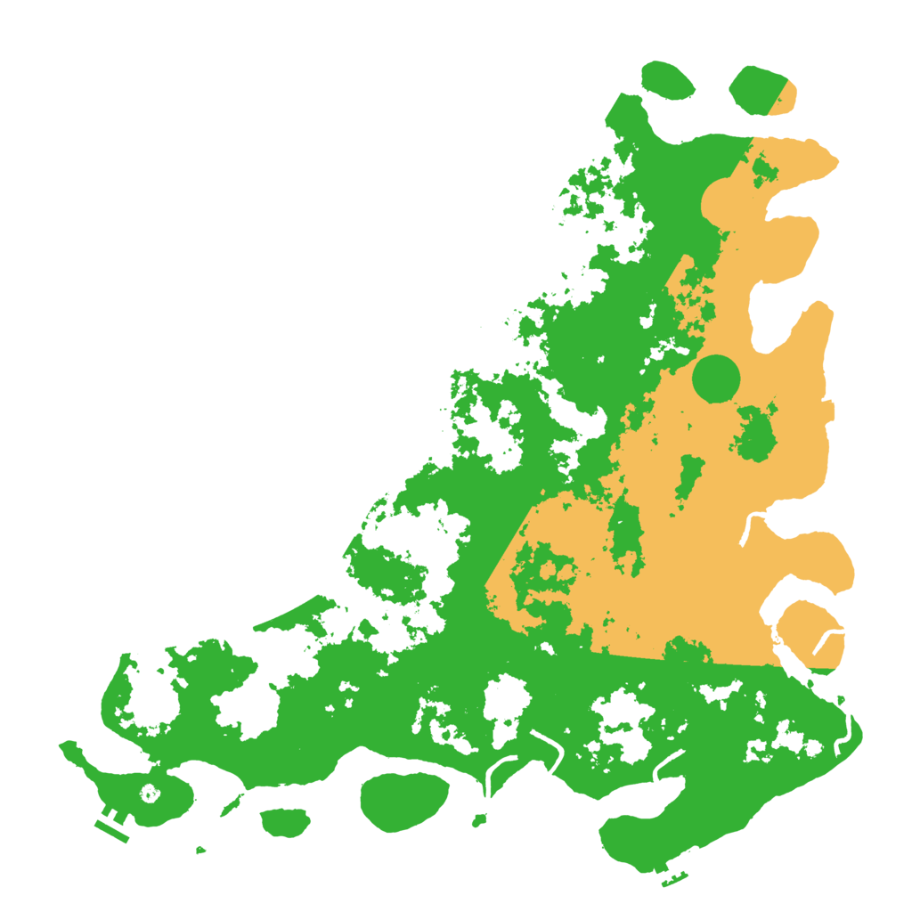 Biome Rust Map: Procedural Map, Size: 5000, Seed: 13248
