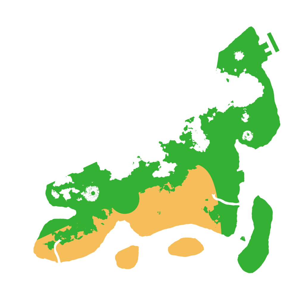 Biome Rust Map: Procedural Map, Size: 3000, Seed: 1691664468