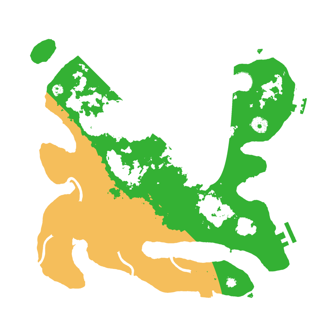 Biome Rust Map: Procedural Map, Size: 3000, Seed: 958165317