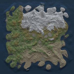 Thumbnail Rust Map: Procedural Map, Size: 4500, Seed: 788043879, 19 Monuments