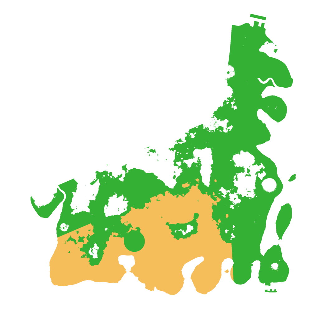 Biome Rust Map: Procedural Map, Size: 4020, Seed: 1363654592