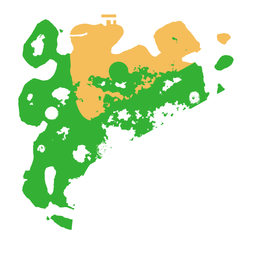 Biome Rust Map: Procedural Map, Size: 3500, Seed: 234598