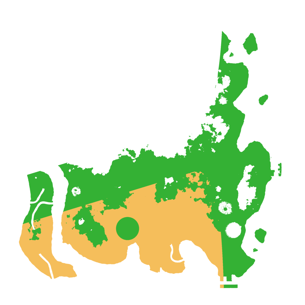 Biome Rust Map: Procedural Map, Size: 3500, Seed: 1683086456