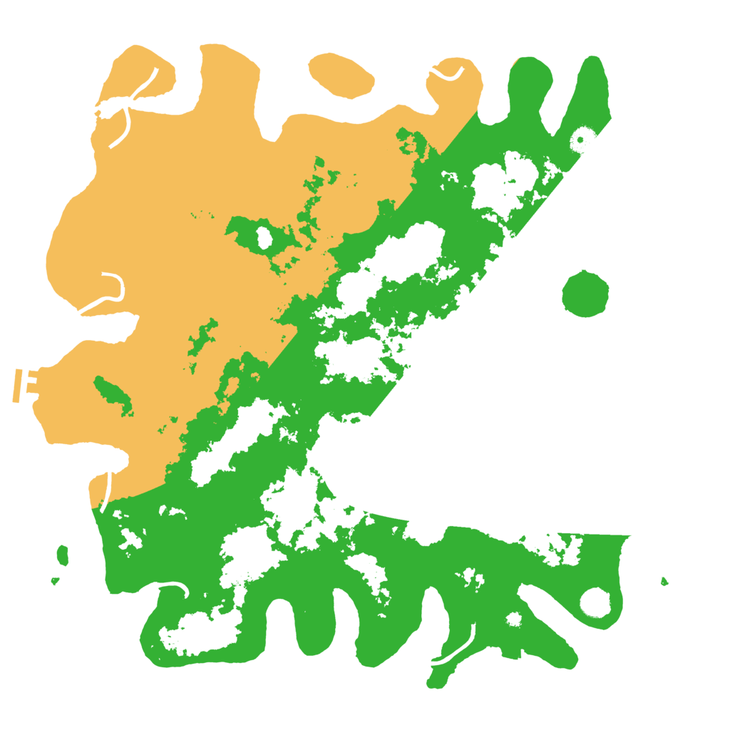Biome Rust Map: Procedural Map, Size: 4400, Seed: 12791