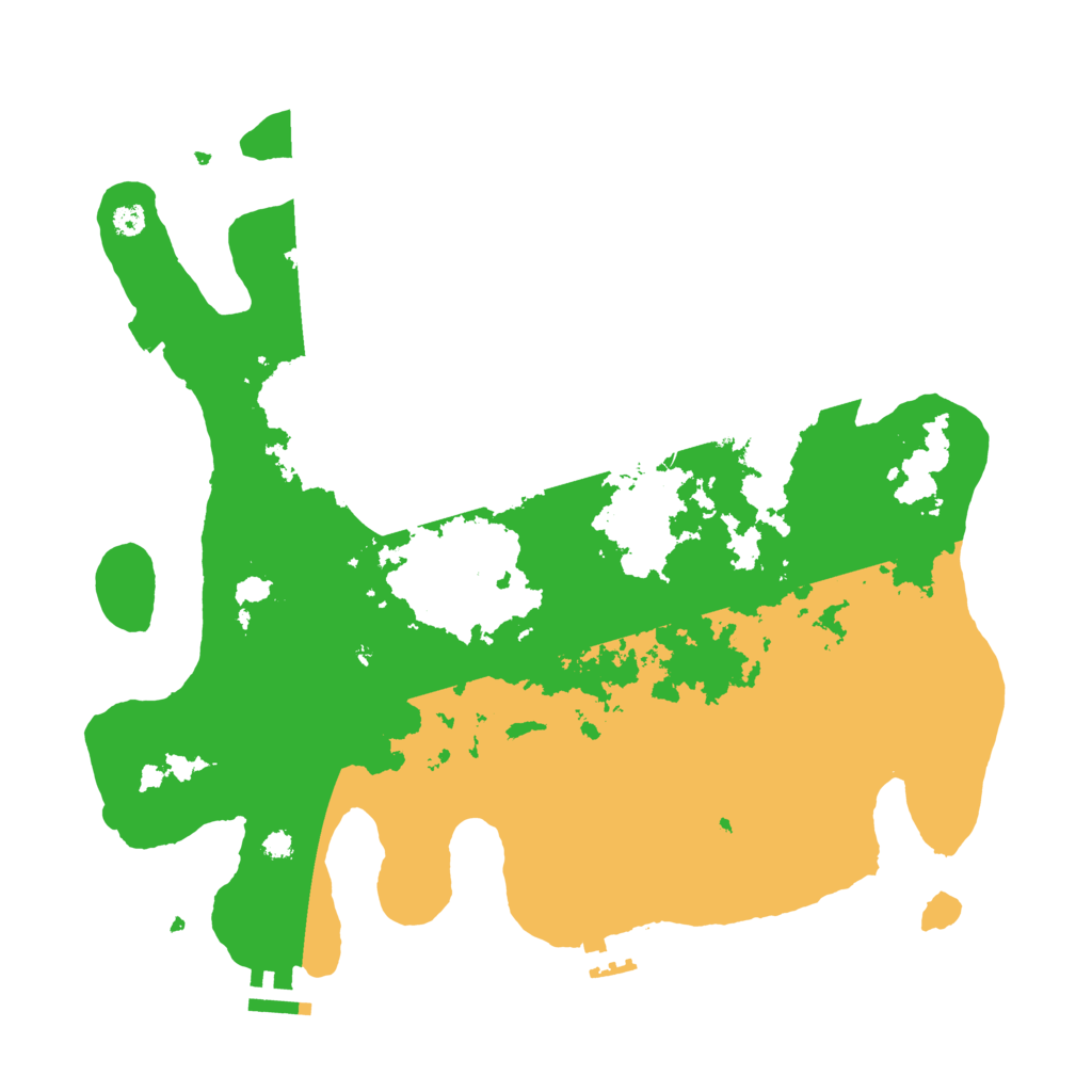 Biome Rust Map: Procedural Map, Size: 3500, Seed: 2147483615