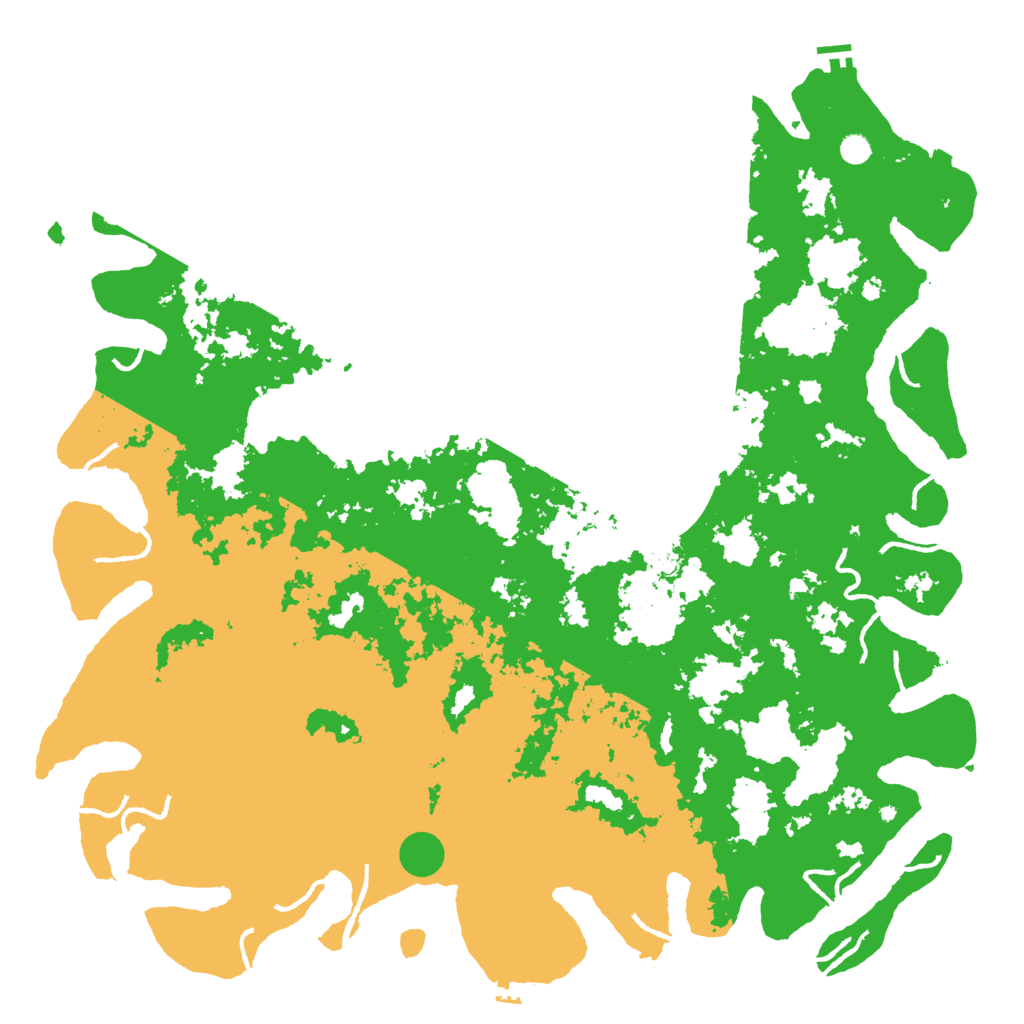 Biome Rust Map: Procedural Map, Size: 6000, Seed: 3403