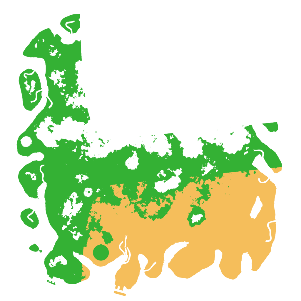 Biome Rust Map: Procedural Map, Size: 5000, Seed: 1995415349