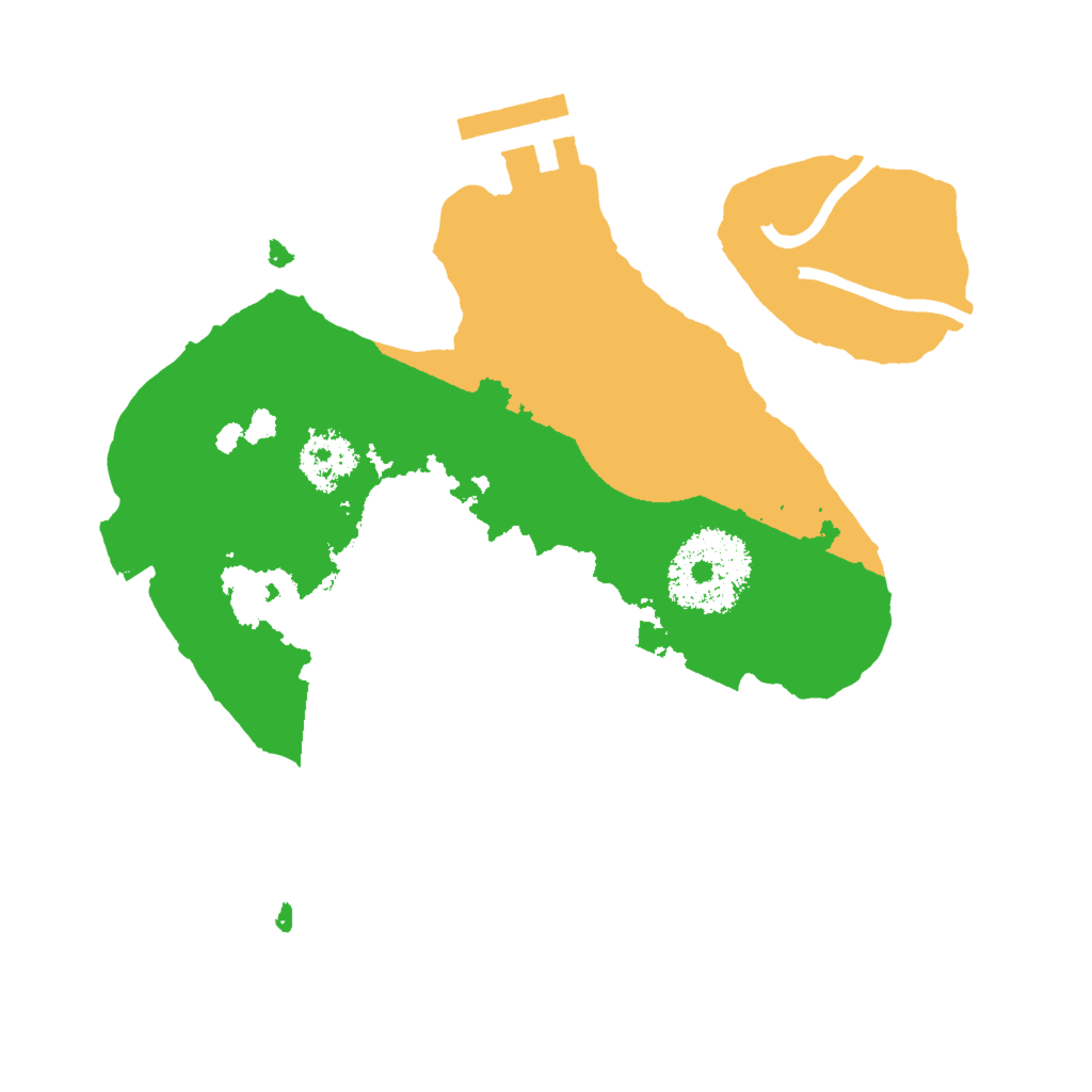 Biome Rust Map: Procedural Map, Size: 2001, Seed: 1733176488