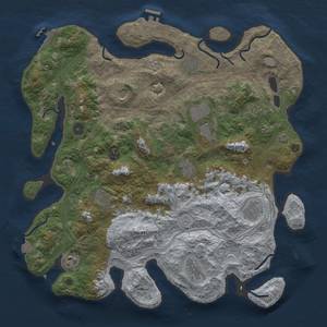 Thumbnail Rust Map: Procedural Map, Size: 4250, Seed: 1750255040, 19 Monuments