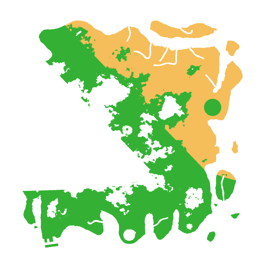 Biome Rust Map: Procedural Map, Size: 4000, Seed: 613918042