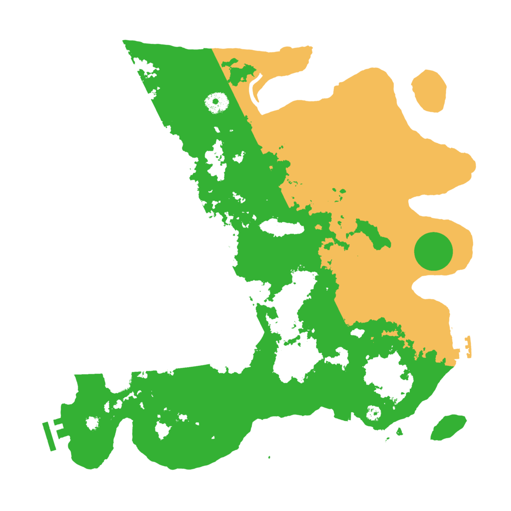 Biome Rust Map: Procedural Map, Size: 3500, Seed: 680444570