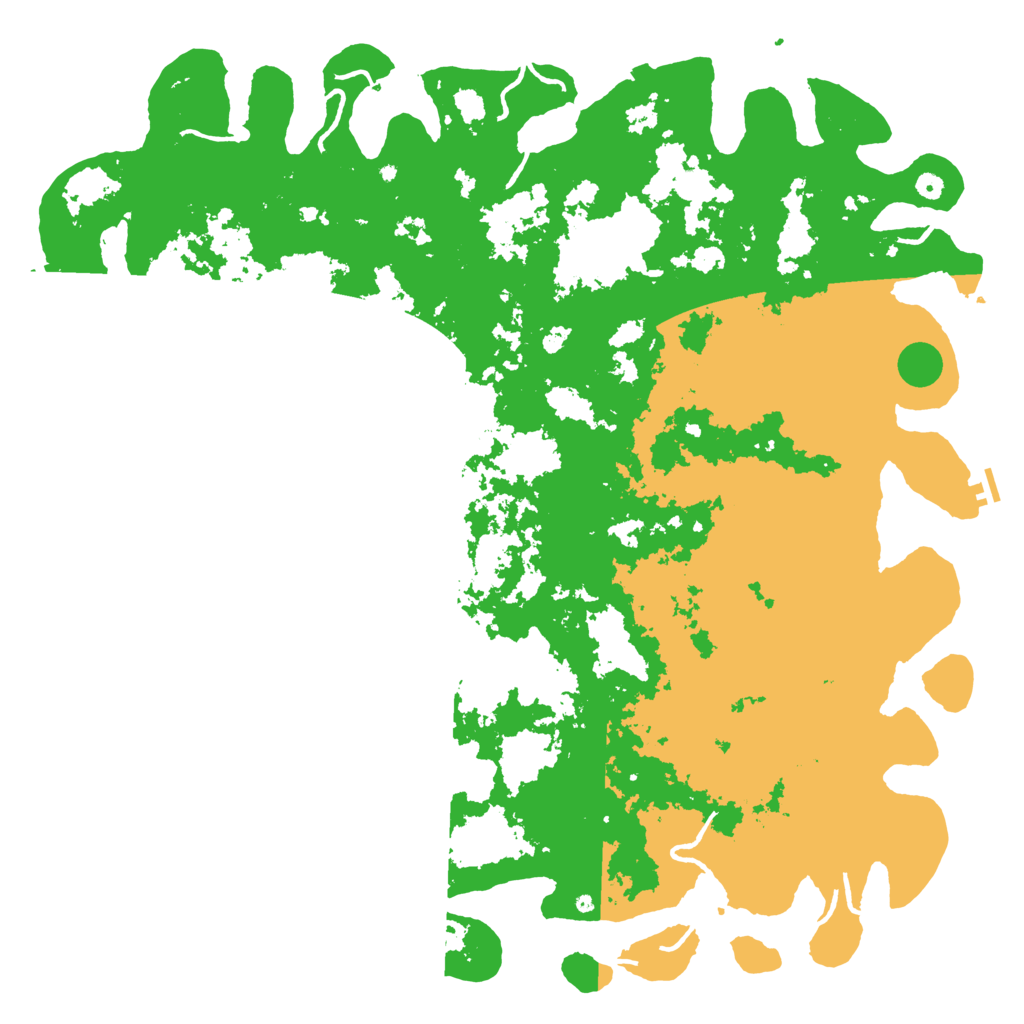 Biome Rust Map: Procedural Map, Size: 6000, Seed: 20240729