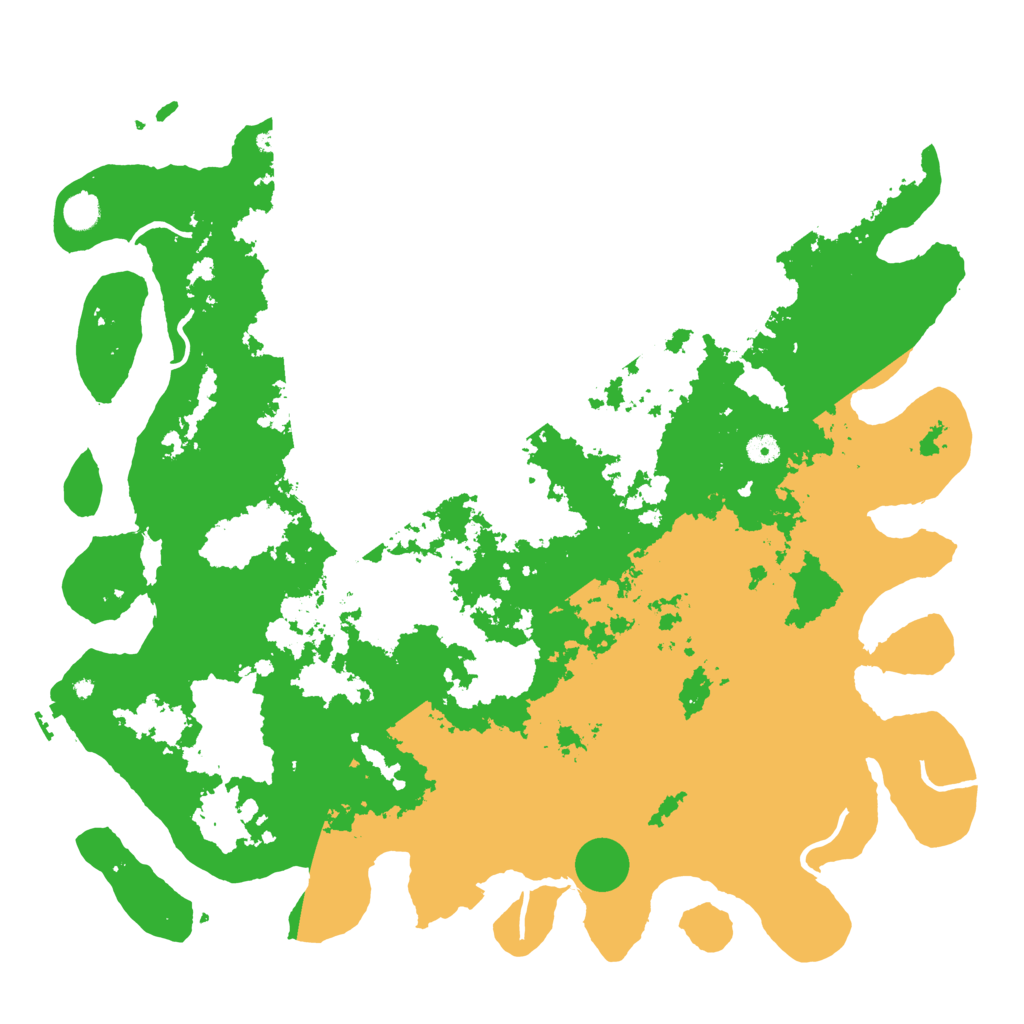 Biome Rust Map: Procedural Map, Size: 5000, Seed: 233518378