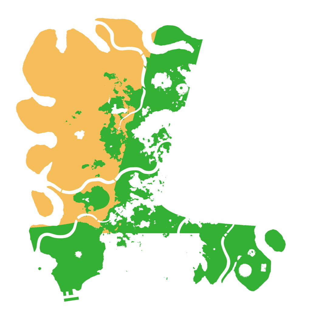 Biome Rust Map: Procedural Map, Size: 4250, Seed: 55634325