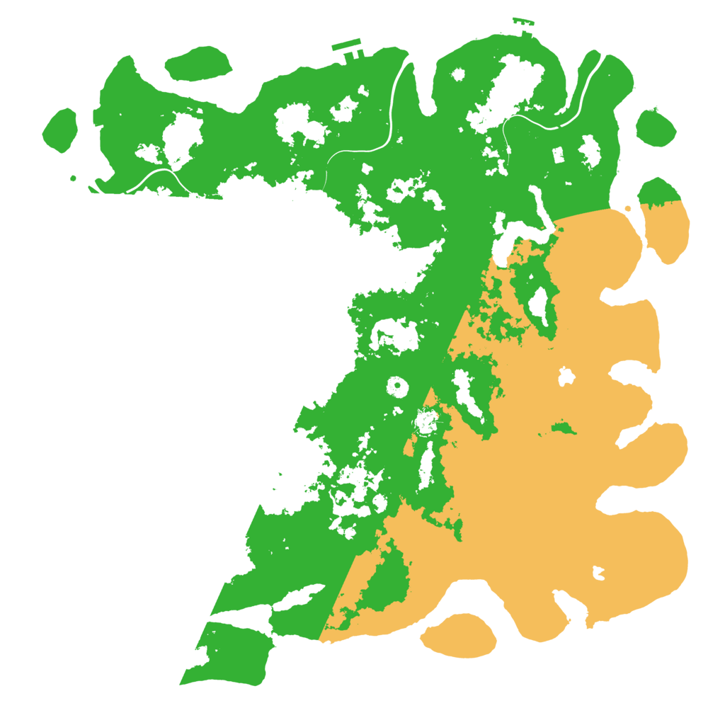 Biome Rust Map: Procedural Map, Size: 5000, Seed: 2331