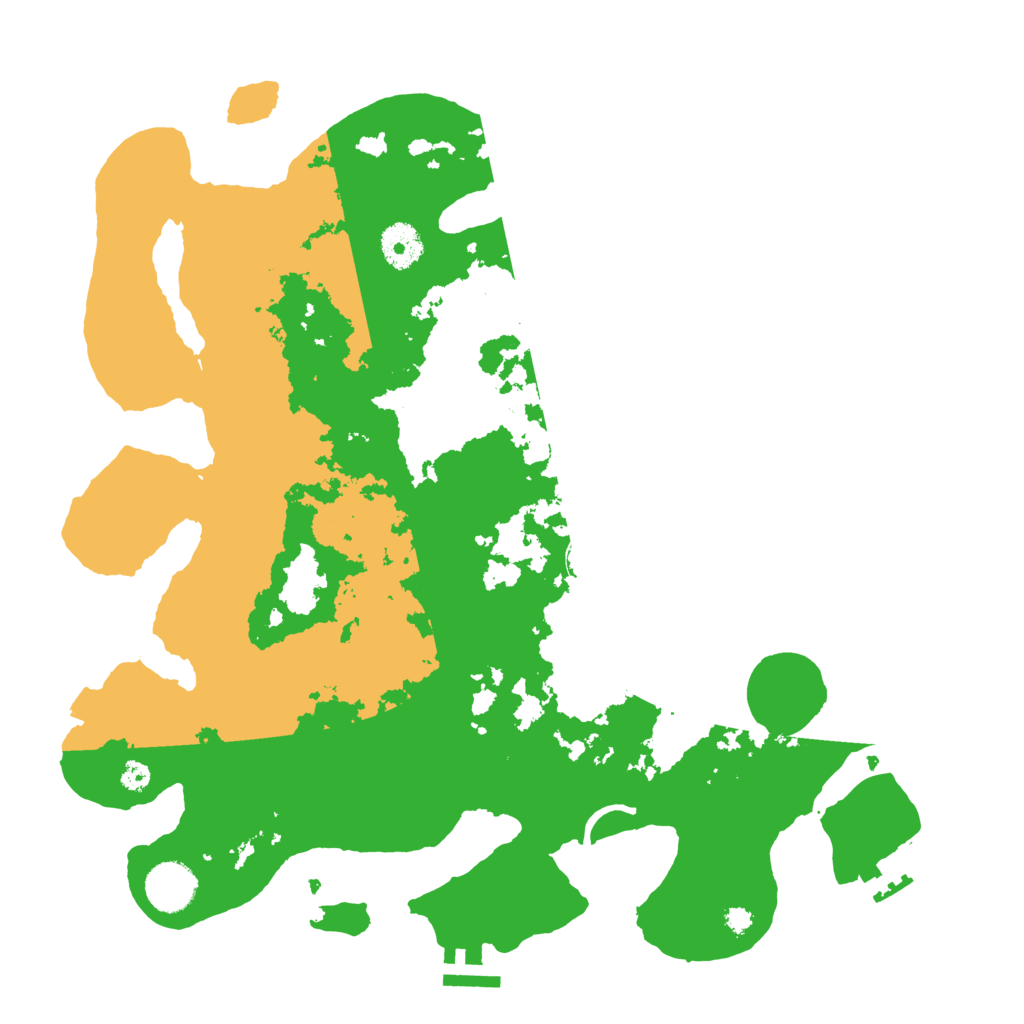 Biome Rust Map: Procedural Map, Size: 3600, Seed: 23936288