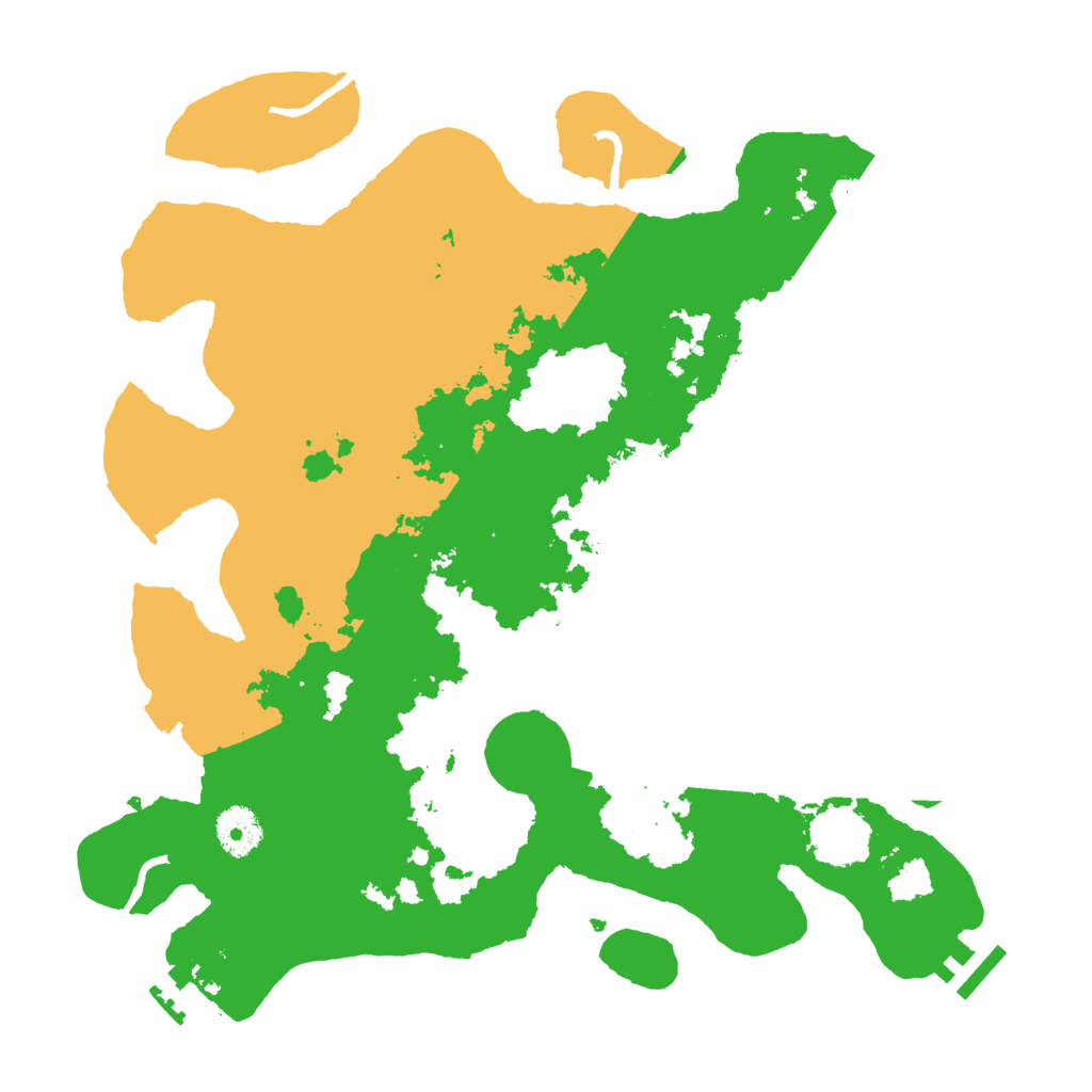 Biome Rust Map: Procedural Map, Size: 3500, Seed: 995214882