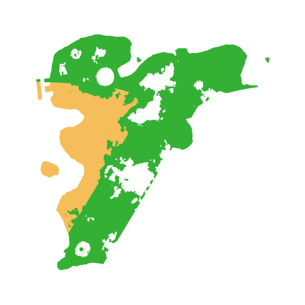 Biome Rust Map: Procedural Map, Size: 3000, Seed: 18395