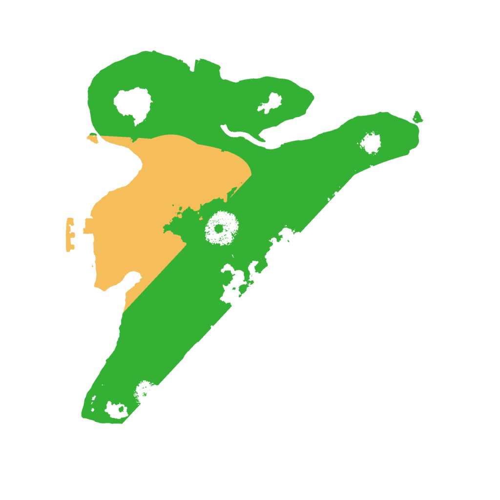 Biome Rust Map: Procedural Map, Size: 2250, Seed: 2542605