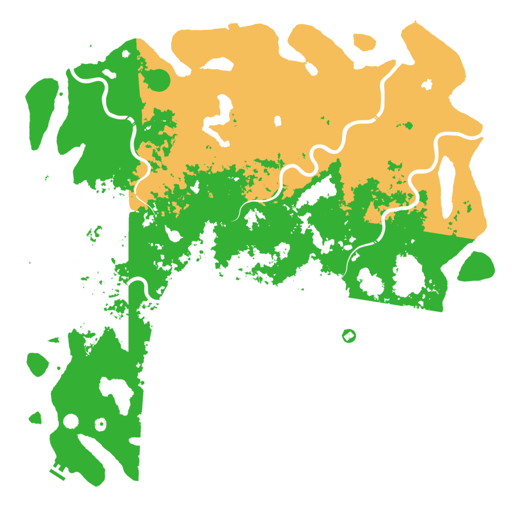 Biome Rust Map: Procedural Map, Size: 6000, Seed: 58006953