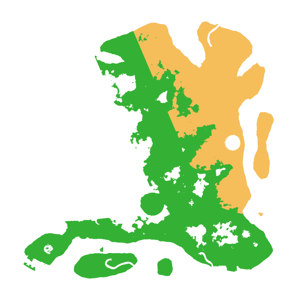Biome Rust Map: Procedural Map, Size: 3500, Seed: 2119827413