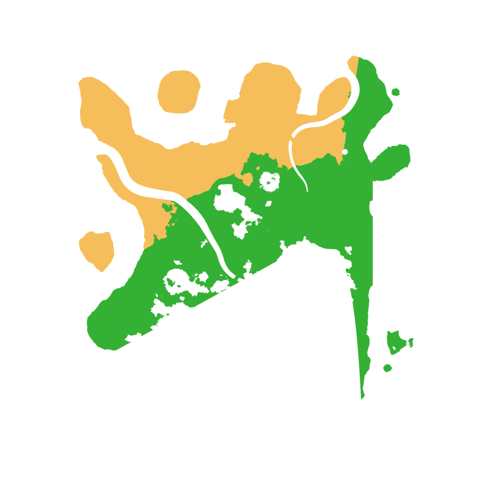 Biome Rust Map: Procedural Map, Size: 2500, Seed: 413343212