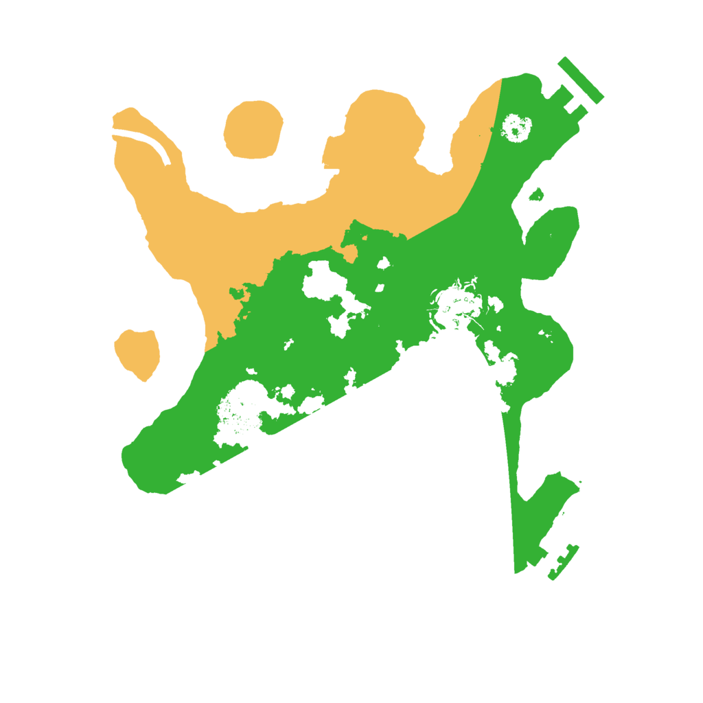 Biome Rust Map: Procedural Map, Size: 2500, Seed: 413343212