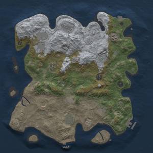 Thumbnail Rust Map: Procedural Map, Size: 3750, Seed: 1296288731, 18 Monuments