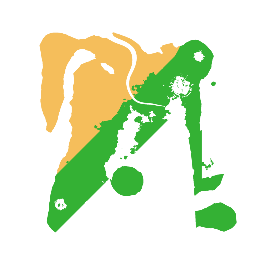 Biome Rust Map: Procedural Map, Size: 2400, Seed: 654491304