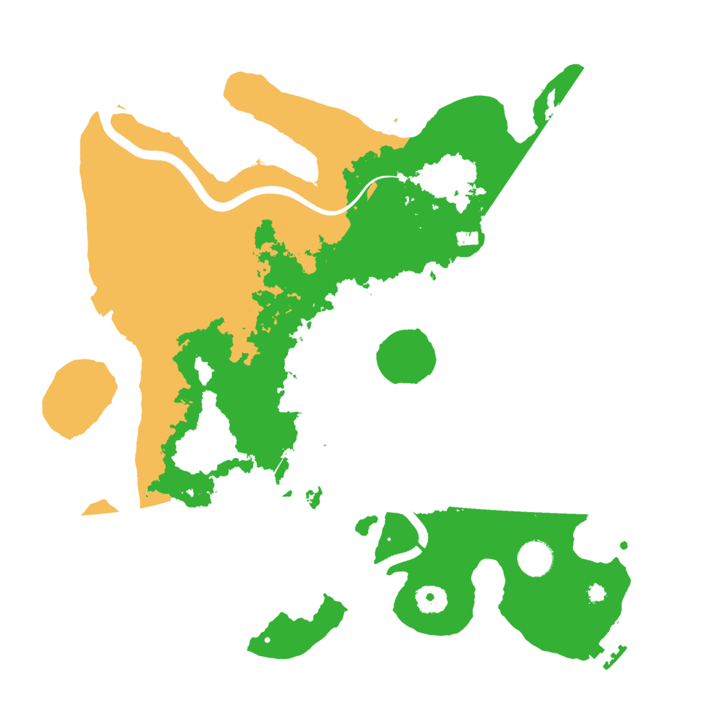 Biome Rust Map: Procedural Map, Size: 3500, Seed: 1680889361