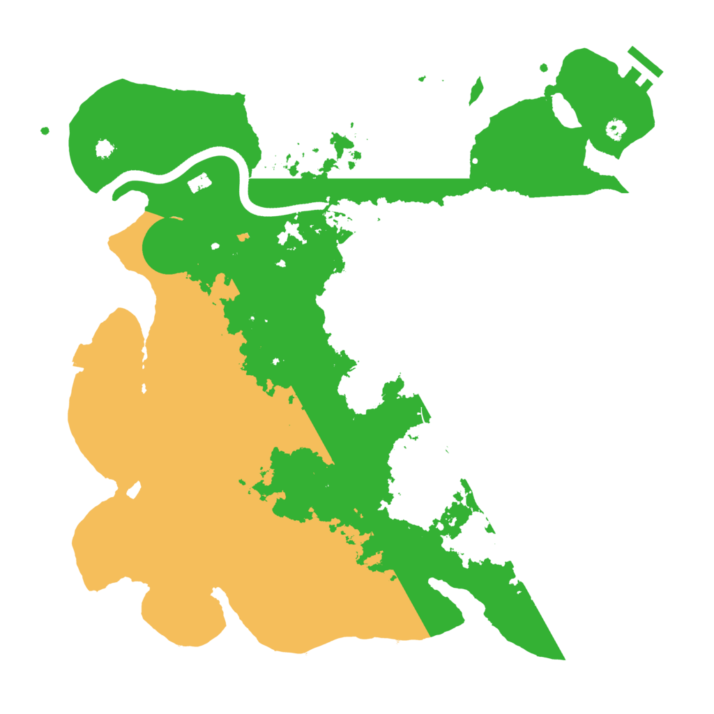 Biome Rust Map: Procedural Map, Size: 3550, Seed: 18740339