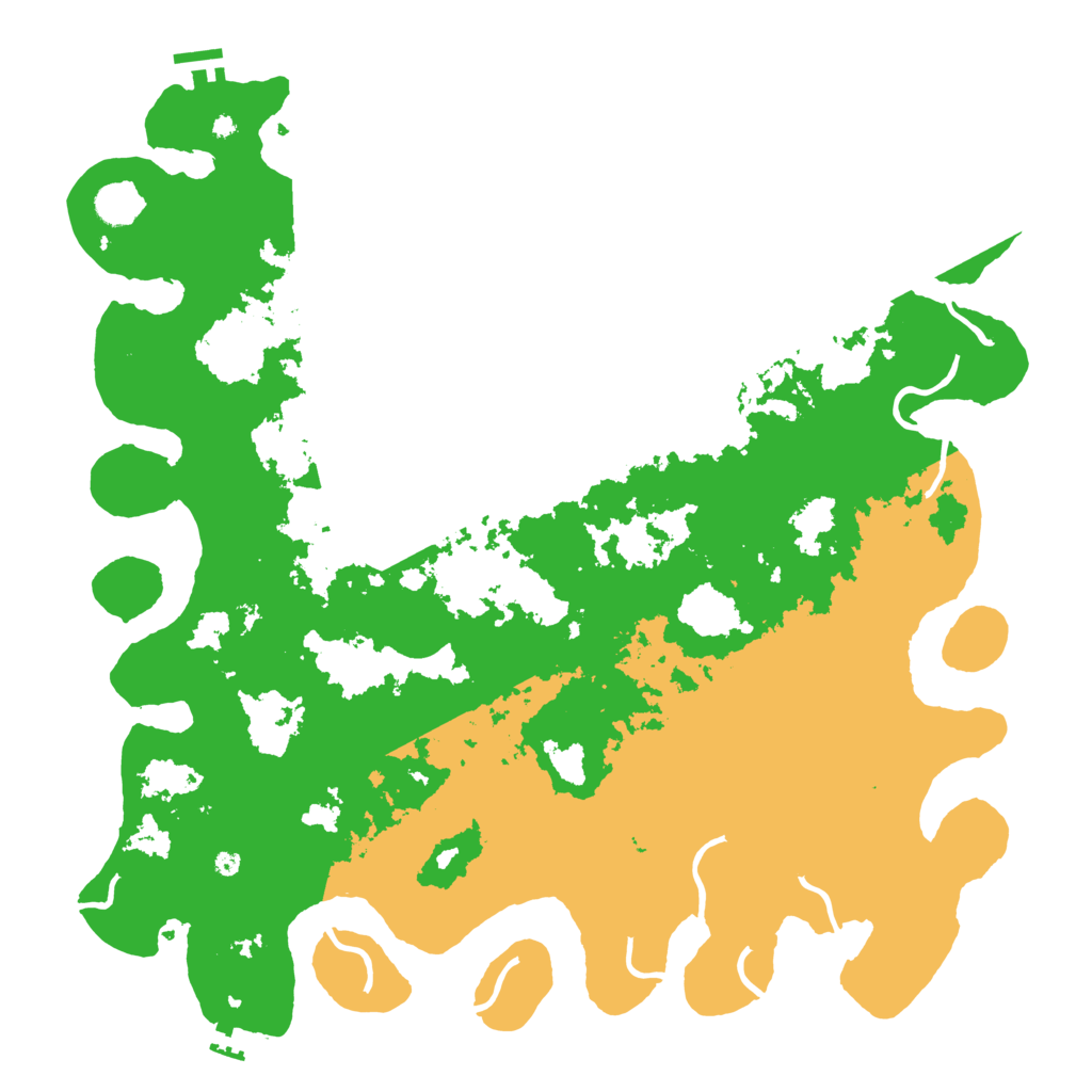 Biome Rust Map: Procedural Map, Size: 4500, Seed: 1598957147