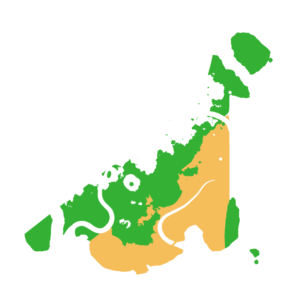 Biome Rust Map: Procedural Map, Size: 2800, Seed: 1317613018