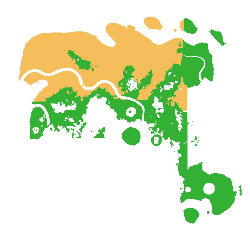 Biome Rust Map: Procedural Map, Size: 3800, Seed: 66199861