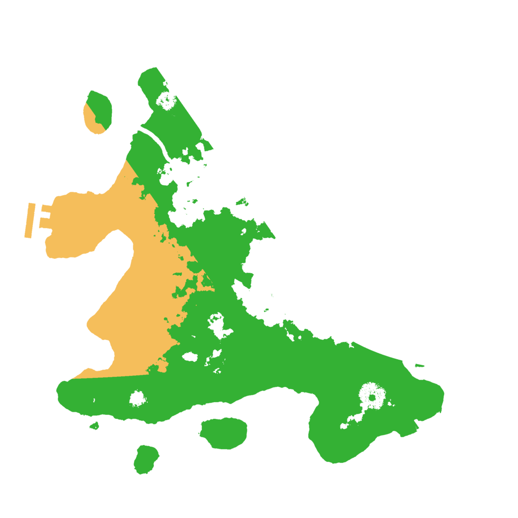 Biome Rust Map: Procedural Map, Size: 3000, Seed: 16819