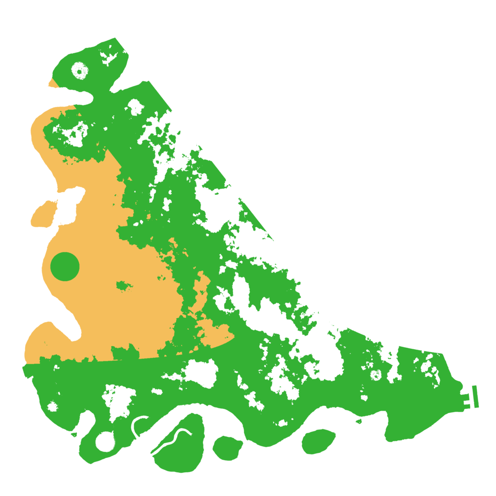 Biome Rust Map: Procedural Map, Size: 4500, Seed: 1244345820