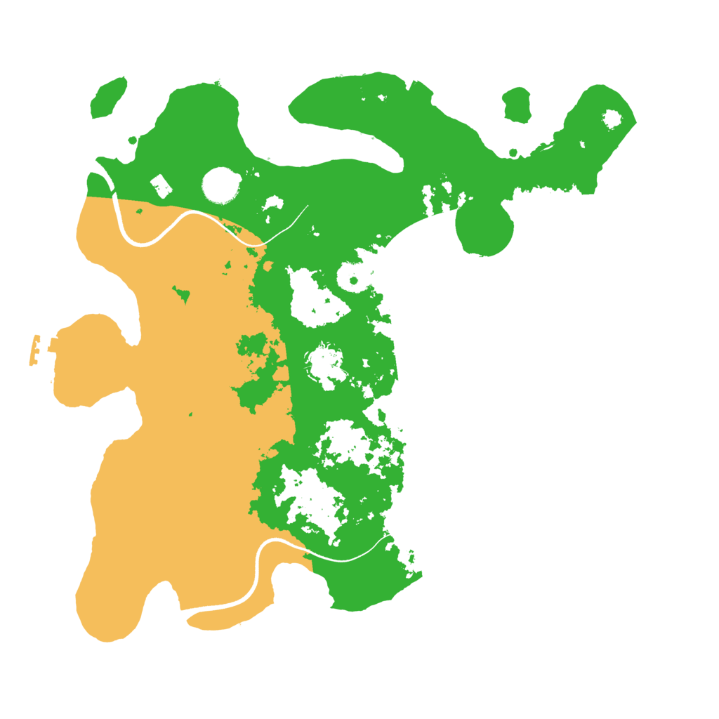 Biome Rust Map: Procedural Map, Size: 3500, Seed: 1678990298