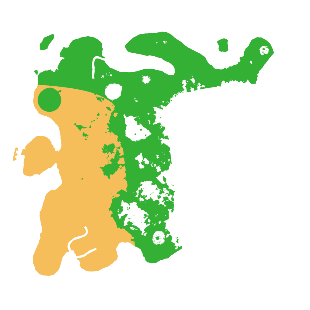 Biome Rust Map: Procedural Map, Size: 3500, Seed: 1678990298