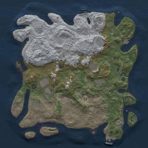 Thumbnail Rust Map: Procedural Map, Size: 4250, Seed: 239167966, 18 Monuments