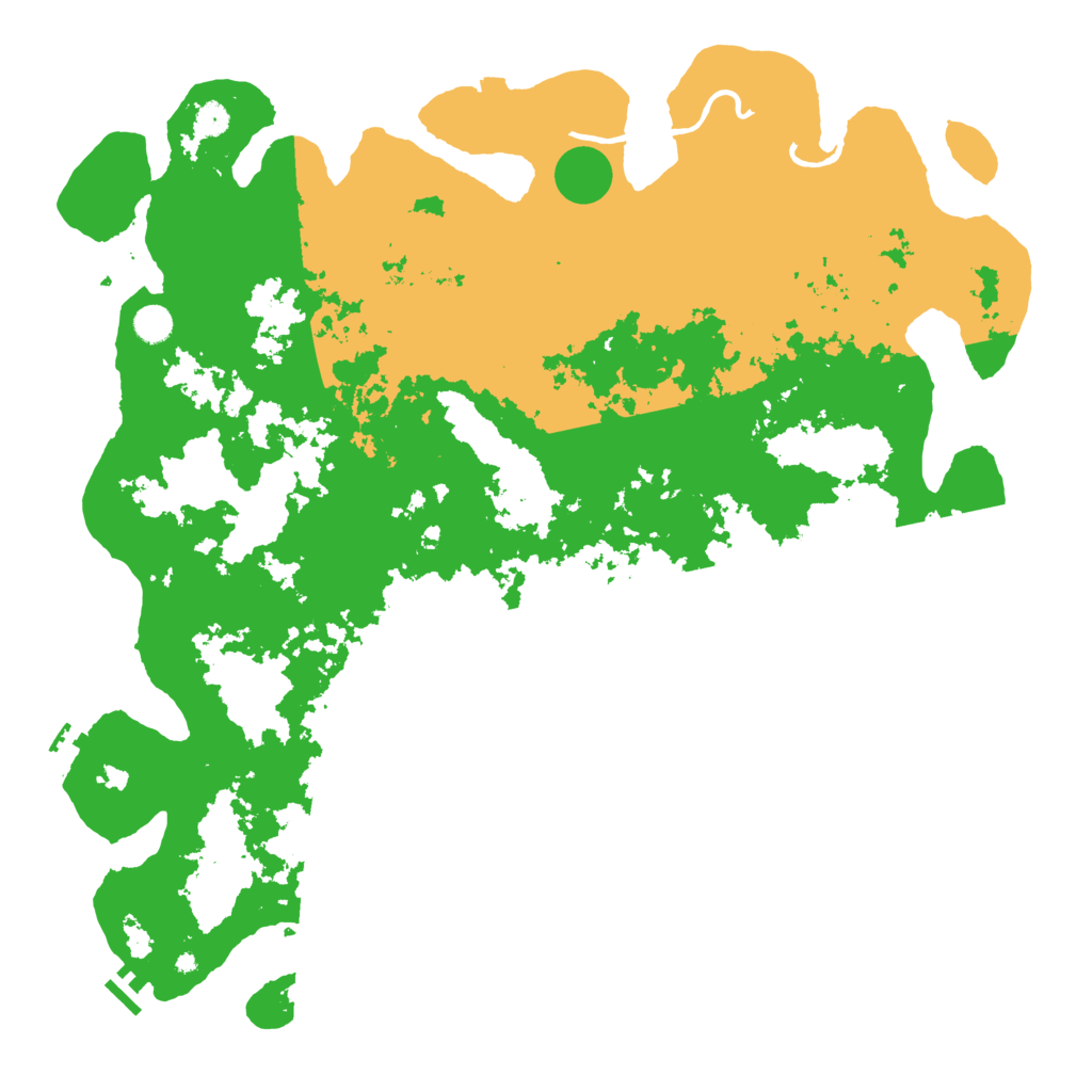 Biome Rust Map: Procedural Map, Size: 5000, Seed: 1836260945
