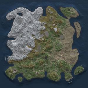 Thumbnail Rust Map: Procedural Map, Size: 4250, Seed: 1847584948, 18 Monuments