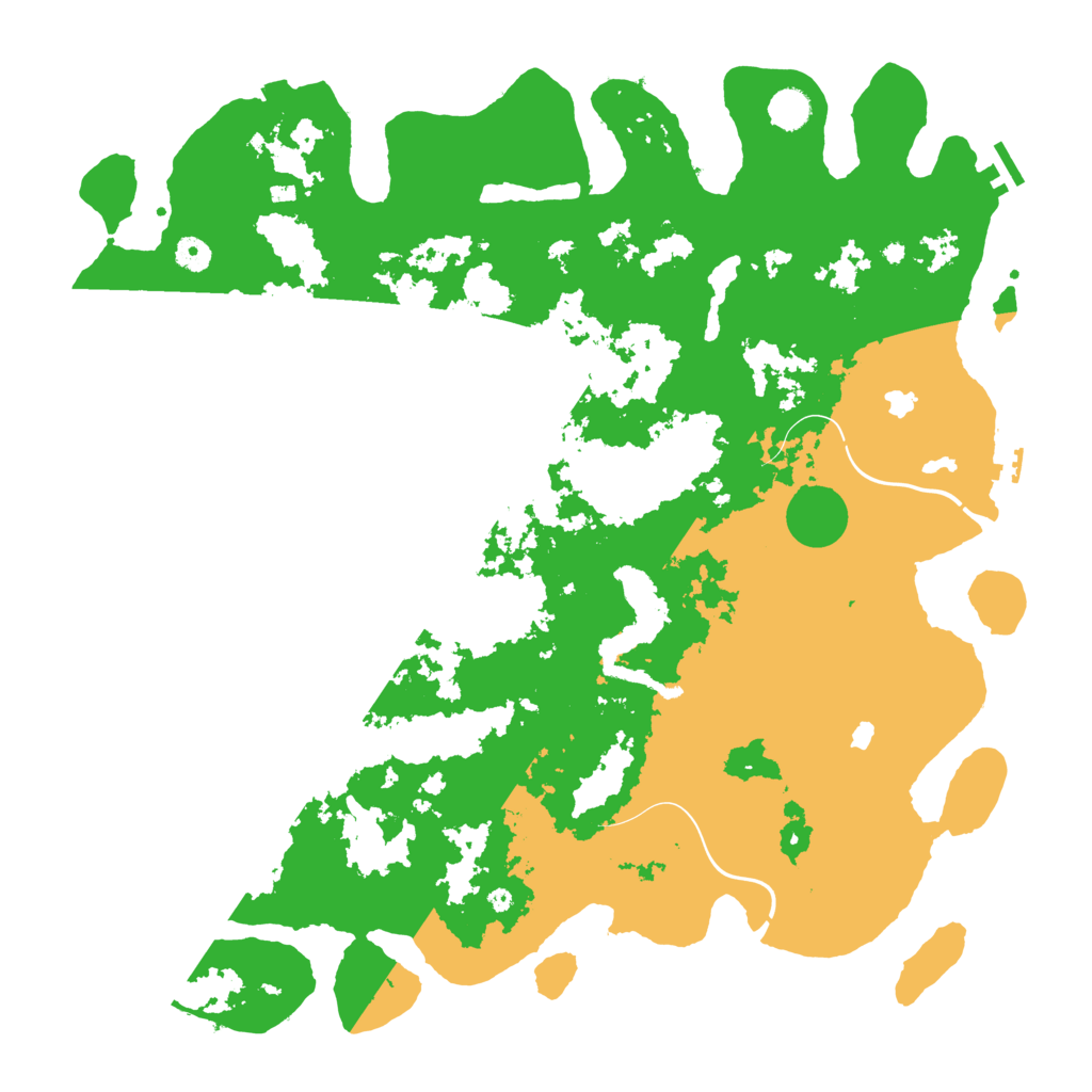 Biome Rust Map: Procedural Map, Size: 4675, Seed: 65000