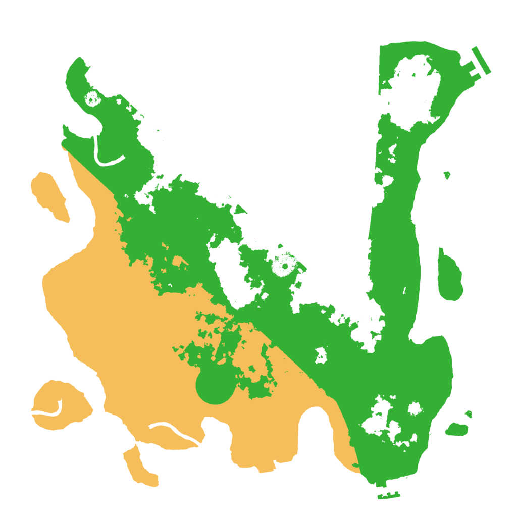 Biome Rust Map: Procedural Map, Size: 3500, Seed: 1763686562