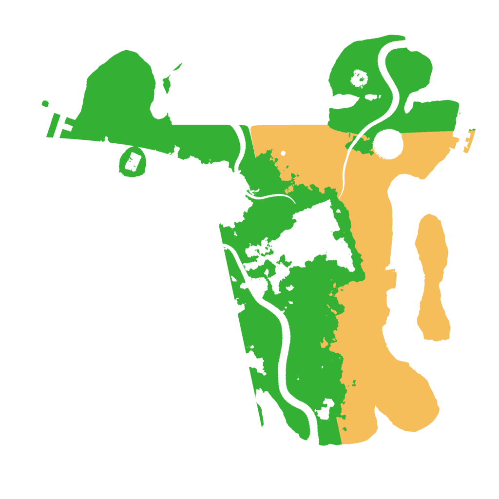 Biome Rust Map: Procedural Map, Size: 3000, Seed: 231245365