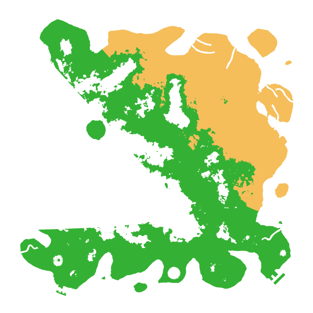 Biome Rust Map: Procedural Map, Size: 4500, Seed: 2118029097