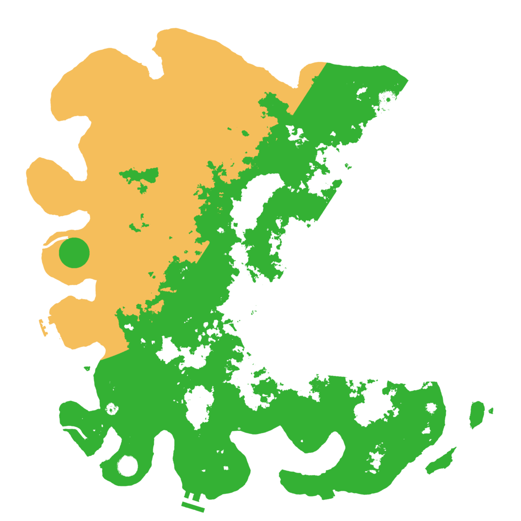 Biome Rust Map: Procedural Map, Size: 4500, Seed: 1915411887