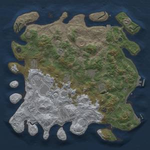 Thumbnail Rust Map: Procedural Map, Size: 4250, Seed: 190453096, 19 Monuments