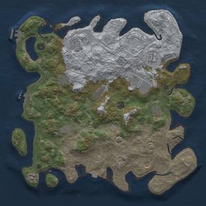 Thumbnail Rust Map: Procedural Map, Size: 4250, Seed: 226320591, 19 Monuments