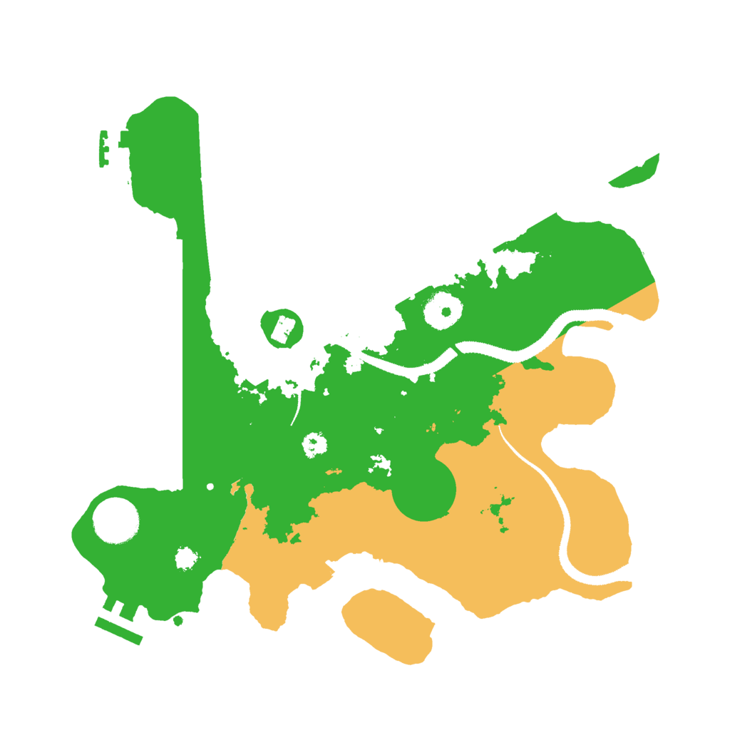 Biome Rust Map: Procedural Map, Size: 3000, Seed: 75412938