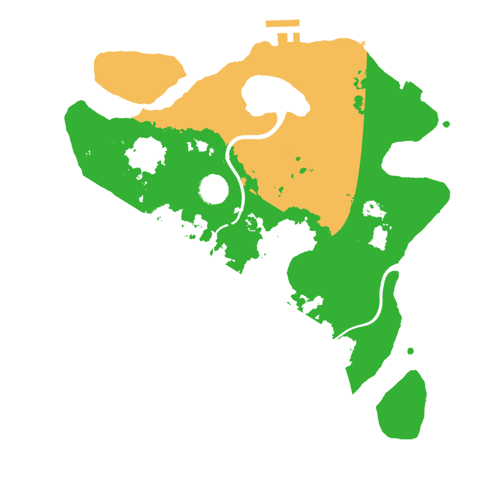 Biome Rust Map: Procedural Map, Size: 3000, Seed: 4634